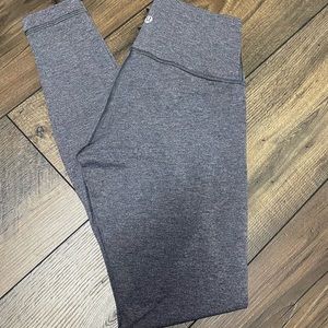 Lululemon heather grey wunder under pant legging size 6